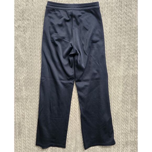 Tory Sport Track Pants size XS Navy Blue & White Snaps Athleisure Wide Leg - Picture 14 of 14
